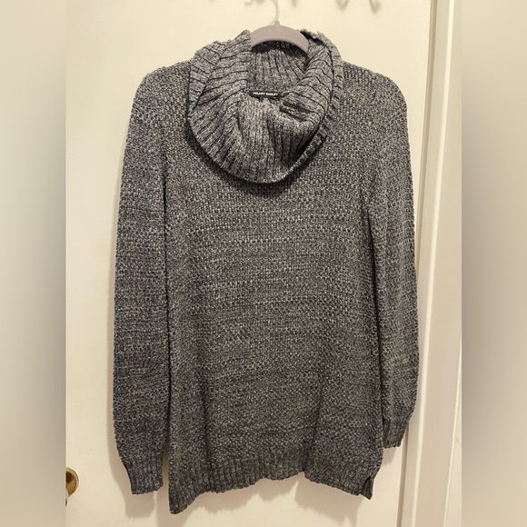 Hilary Radley grey knit turtleneck sweater. Size small - Picture 7 of 8